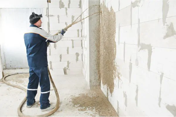 Applying the New Stucco, Repair Stucco Holes, Stucco and Roofing Contractors in Albuquerque